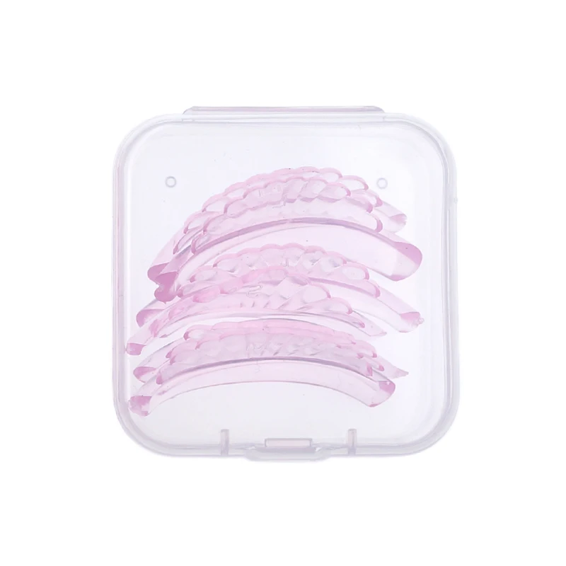 Almohadillas de silicona para levantamiento de pestañas, 3 pares o 5 pares, rizador de pestañas 3D, parches para ojos, herramientas aplicadoras, accesorios de extensión de pestañas