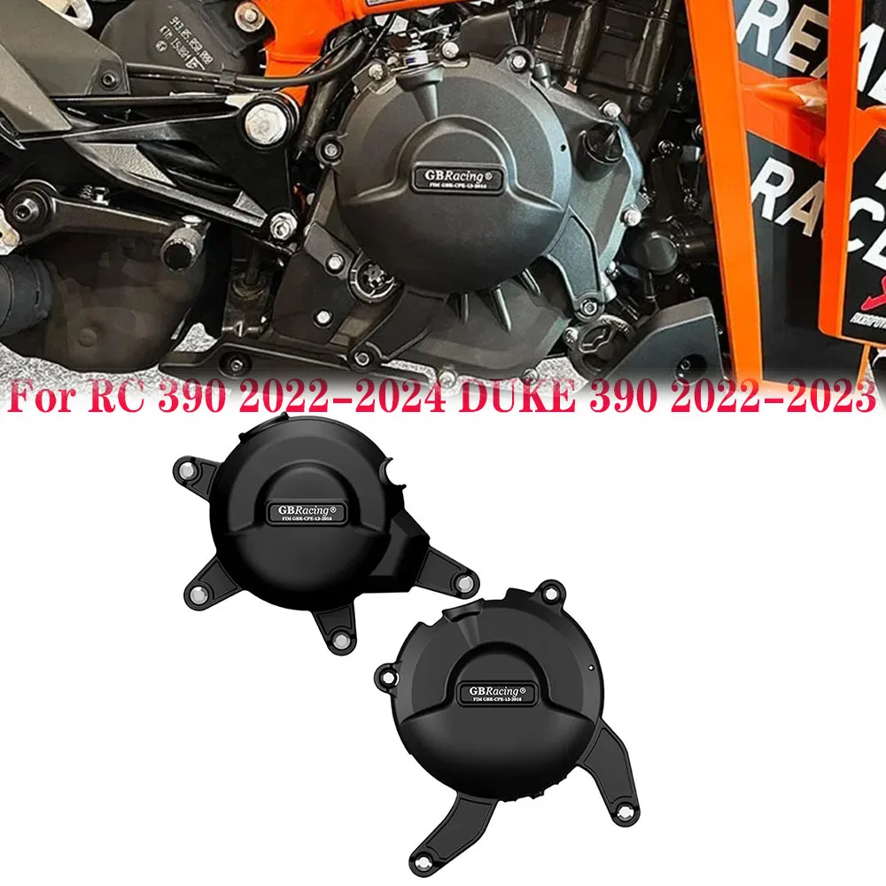 For RC 390 2022 2023 2024 & DUKE 390 2022 2023 Motocrosss Engine Cover Protection Case