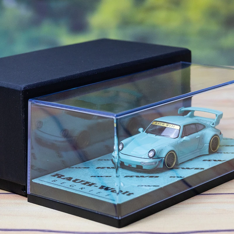 OEM 1:64 911 964 RWB Limited Edition simulation alloy car model Collection decoration