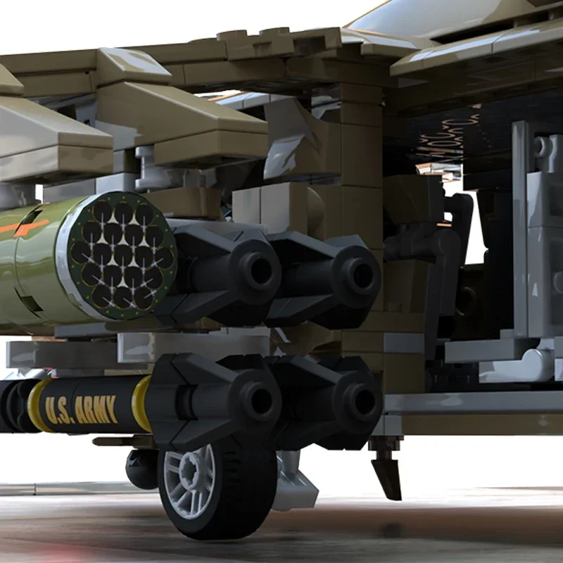 ตัวต่อโมเดลเฮลิคอปเตอร์ MH-60L แบล็คฮอว์ก ของเล่นเด็ก ประกอบเองได้