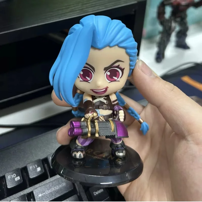 League Of Legends Jinx Vi Cosbabys 10cm Mini Collection Handmade Arcane: League Of Legends Jinx Vi Cosbabys Toys Gifts