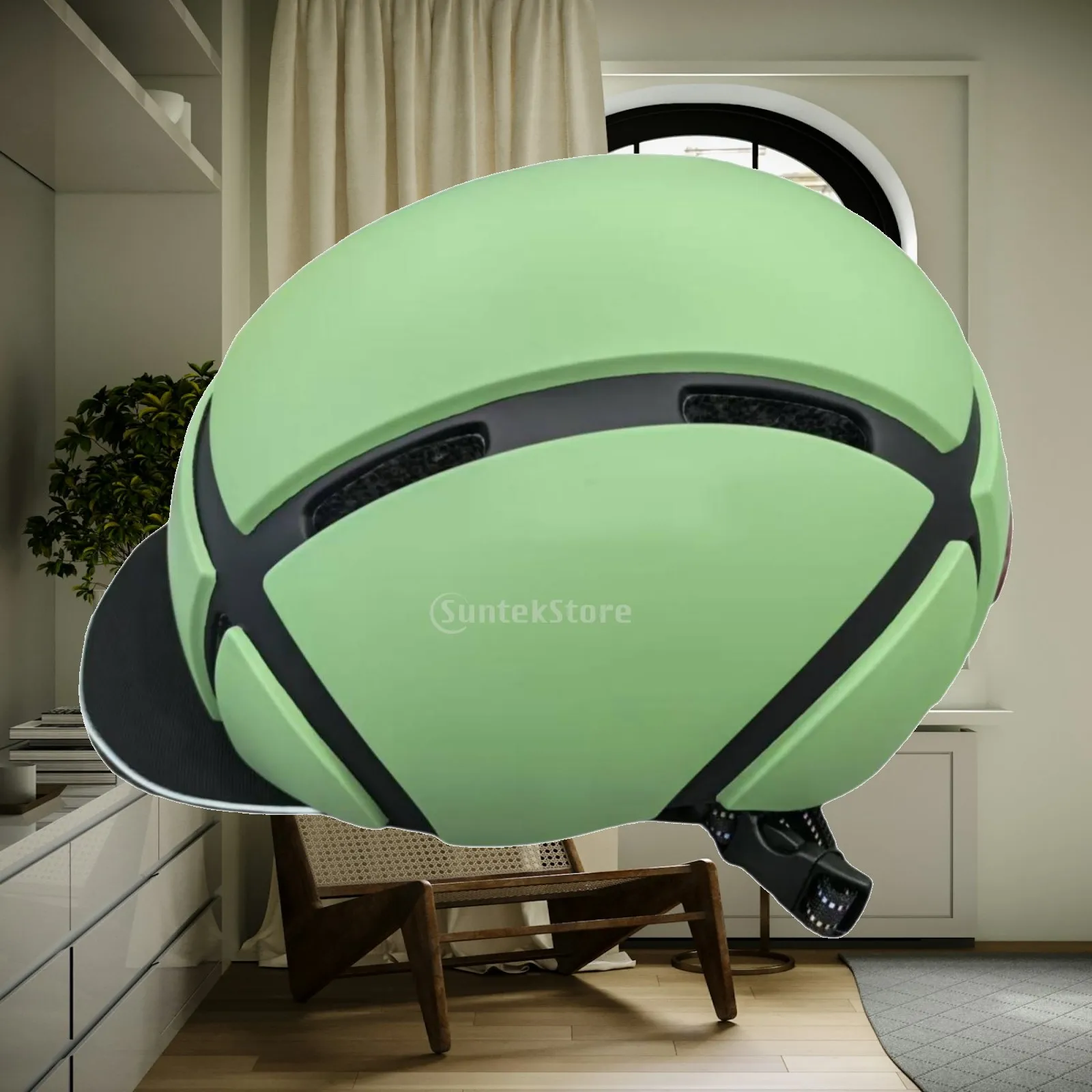 Folding Cycling Helmet for Urban Riders Portable Bike Head Protection with Smooth Profile Adjustable Strap and Air Vents