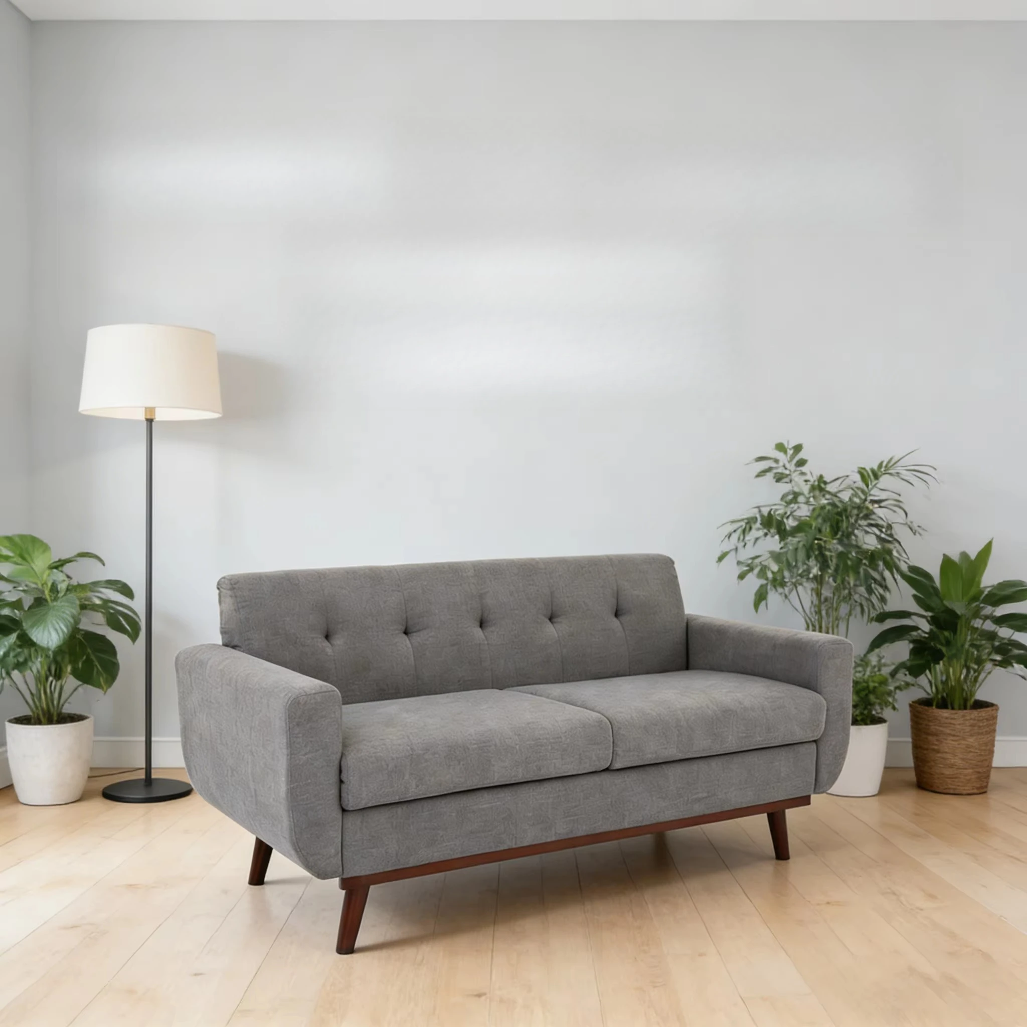 Thailand Two Seat Wood Sofa-Modern Design for Hotel Apartment Use Fast Shipping March Expo Hot Sale