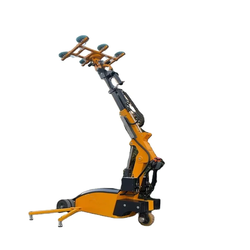 High-Installing Window Hydraulic Electric Vacuum Glass Lifter Machine 300kg/800kg Glazing Robot New Condition