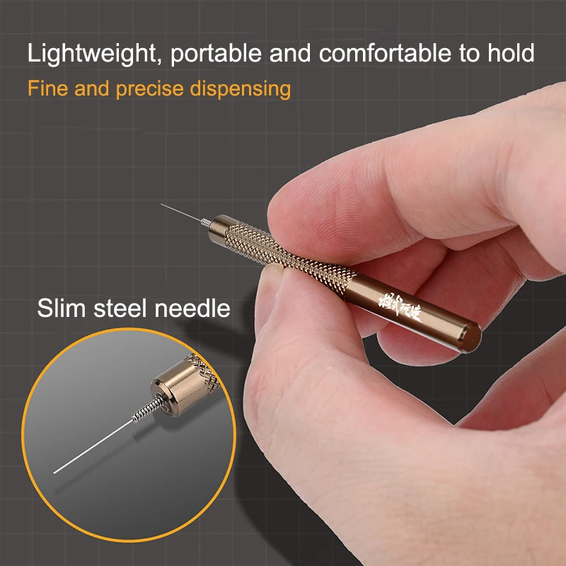 Metall Präzision Kleber Dispenser Für Skala Modellbau Werkzeuge Kleber Applikator Militär Hobby DIY Handwerk Werkzeug