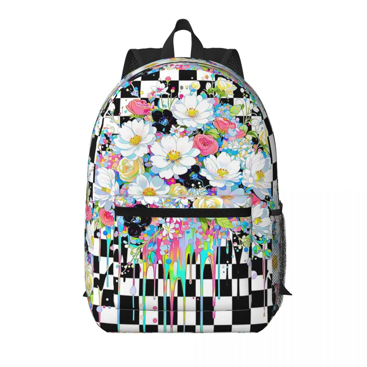 

Cascade Of The Radiant Flora Student Backpack School Bag Hiking Travel Daypack for Boys Girls Bookbag Shoulder Bags