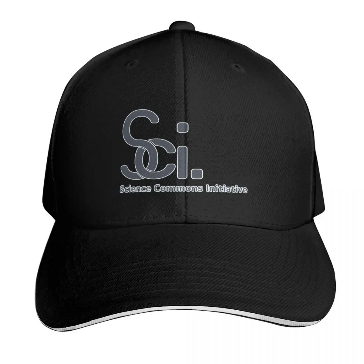 SCI Full Baseball Cap Contrast Two Tone Brim Snapback Flat Bill Strapback Dad Hat