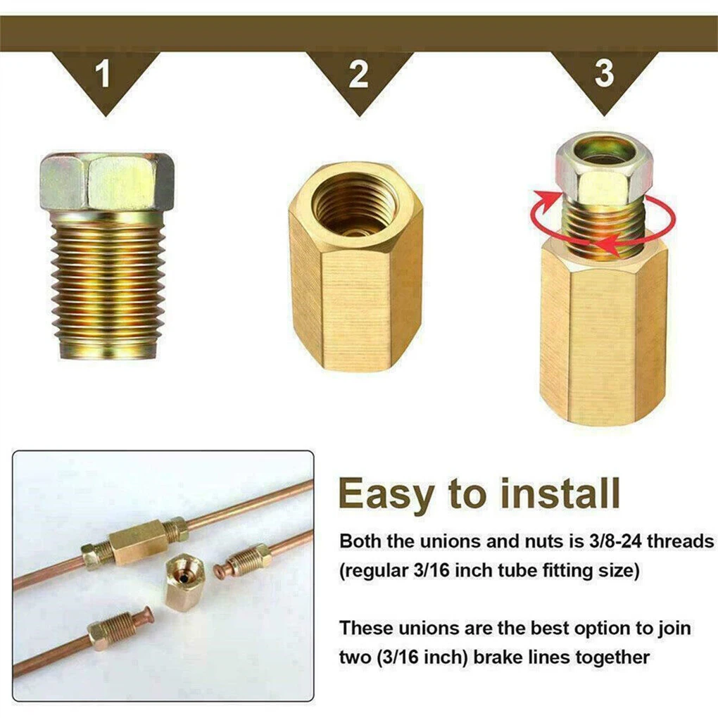 تركيب أنبوب الفرامل لخط الفرامل ، تشكيلة الخيوط ، 4x x بوصة-24
