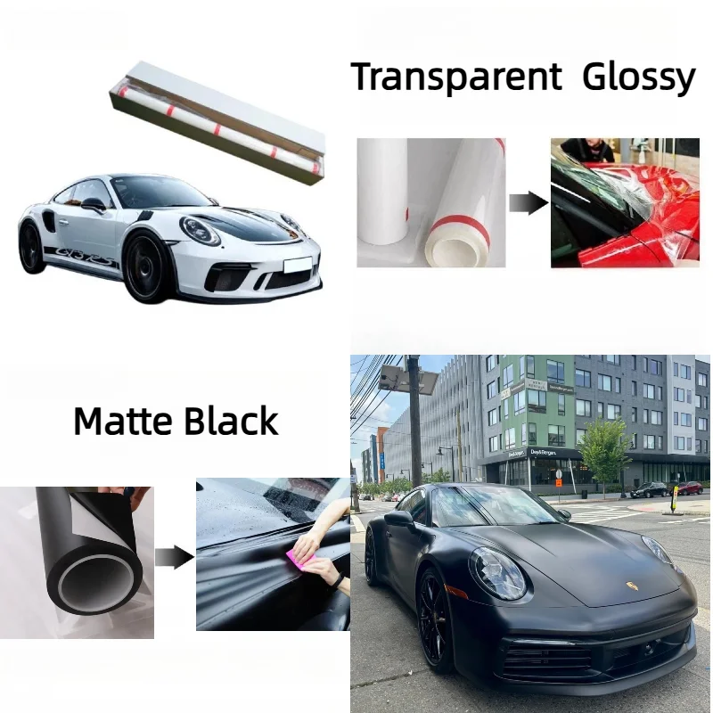 طبقة حماية طلاء السيارة 8.5mil الأصلي XPEL PPF 1.52x15M * ROLL TPU شفافة لامعة غير اصفرار ضمان 10 سنوات #3