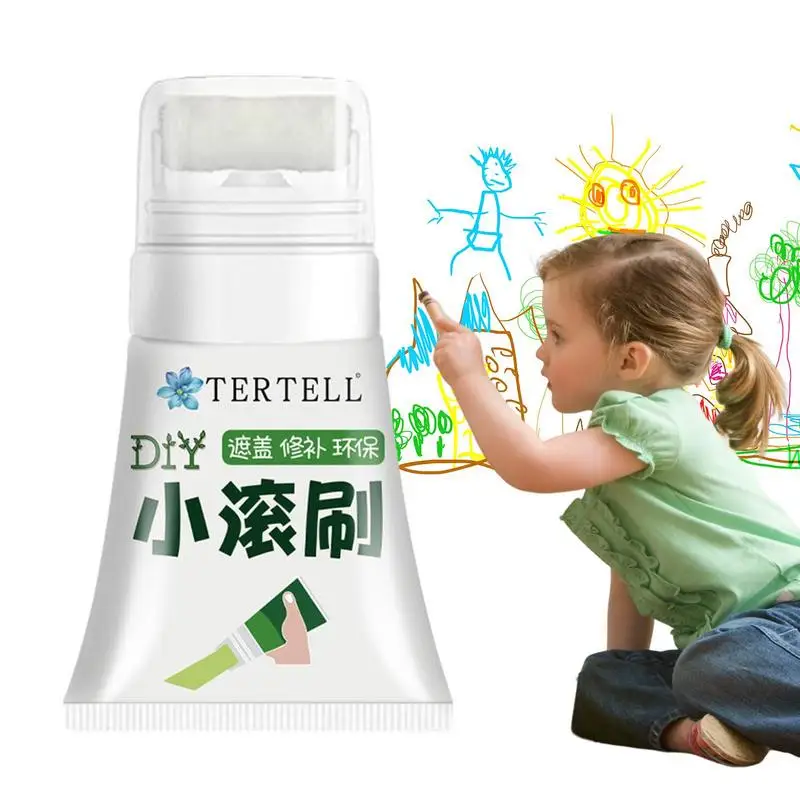 Petite brosse à rouleau pour peinture murale, filet de peinture en latex, peinture graffiti Brindisi, crème de réparation murale, rouleau à pâte, nouveau