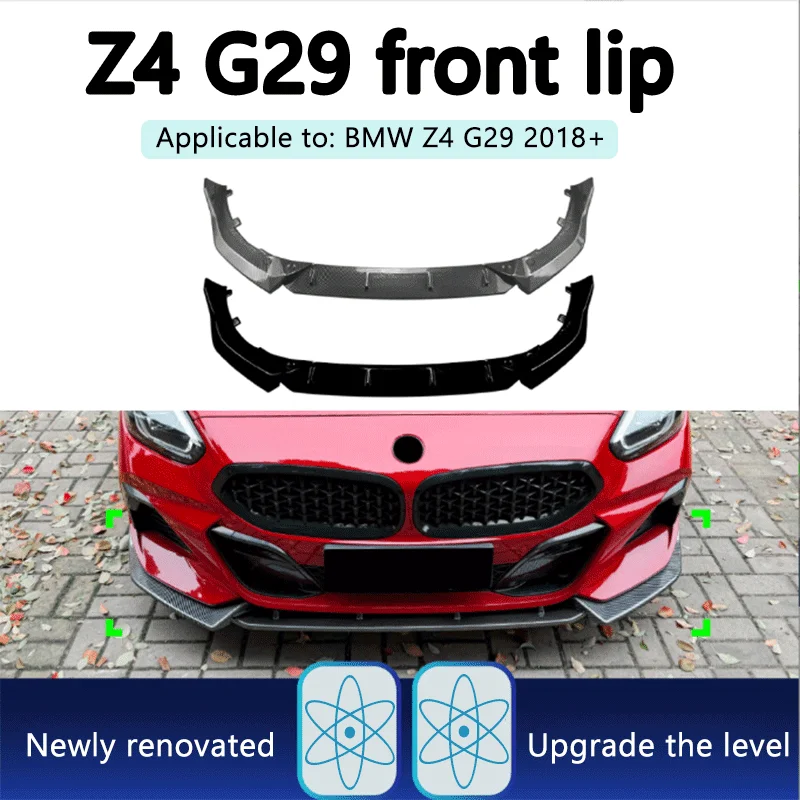 High Quality ABS Front Bumper Lip Front Shovel Spoiler Surround Modification Accessories For BMW Z4 G29 Convertible 2018+
