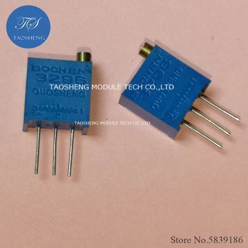 1PCS 3296W-1-203 3296W-1-104 3296W Multi-turn Adjustable Potentiometer【TAOSHENG】MODULE #TS10003