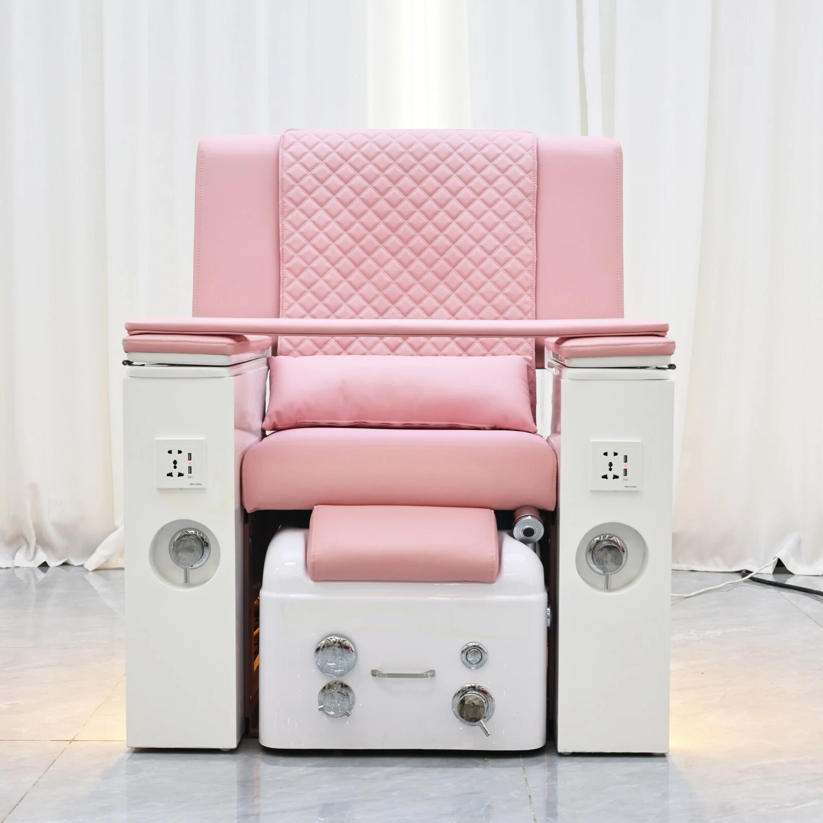 Nail Salon Shop Foot SPA Massage Sofa, Back Automatic Massage Chair, Beauty Eyelash Nail Salon Store Furniture, Reclining Sofas
