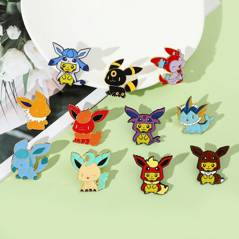 Anime Monster Enamel Pins Cartoon Character Lapel Brooches for Backpack Clothing Decoration