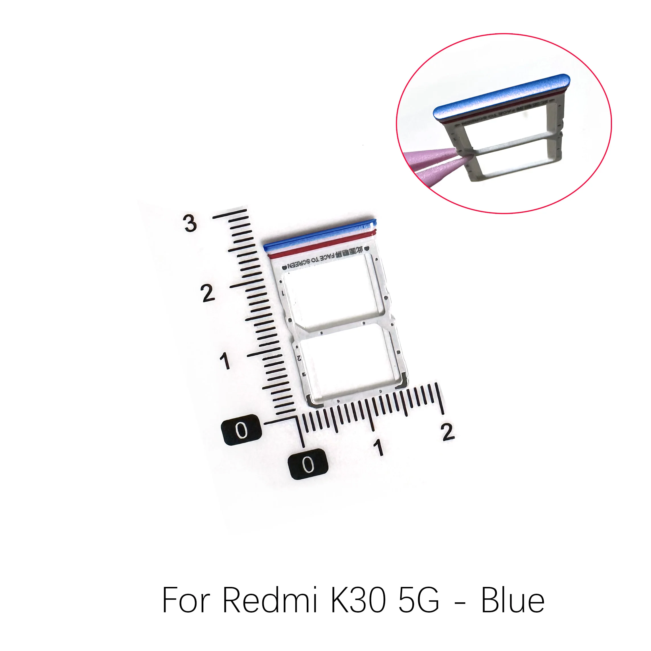 For Xiaomi Redmi K20 K20Pro K30 K30Pro Sim Card Tray Slot Holder Socket Repair Parts