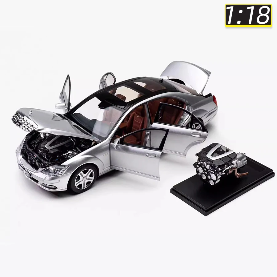 Motorhelix MH brand 1:18 scale S-Class S600L W221 car model Metal