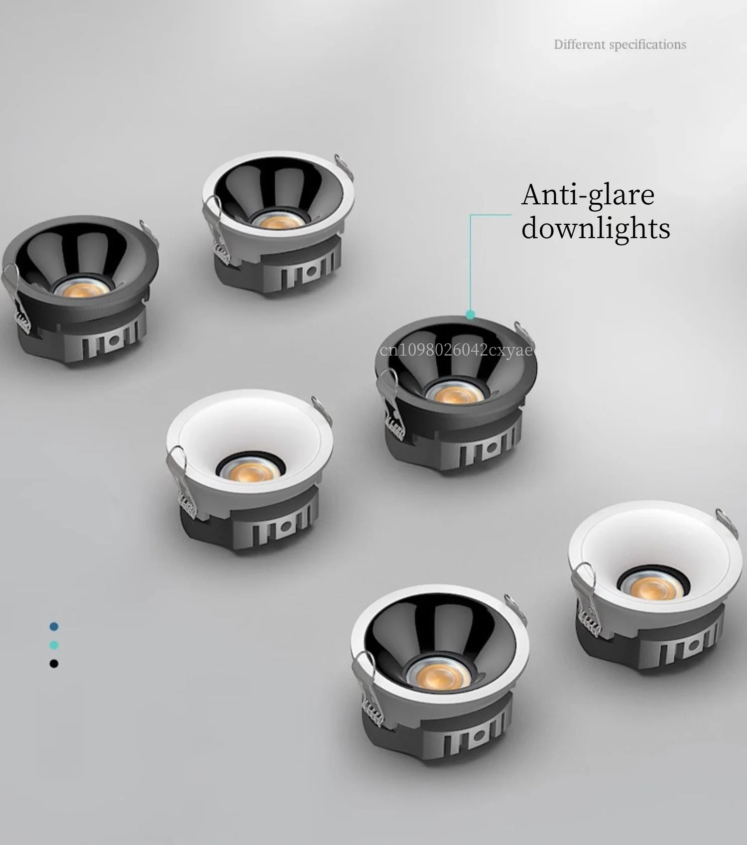 جرافيتي الذكية LED ضوء السقف COB النازل أضواء كاشفة قابلة للتعديل زيجبي 3.0 جزءا لا يتجزأ من المطبخ إضاءة داخلية لمبة