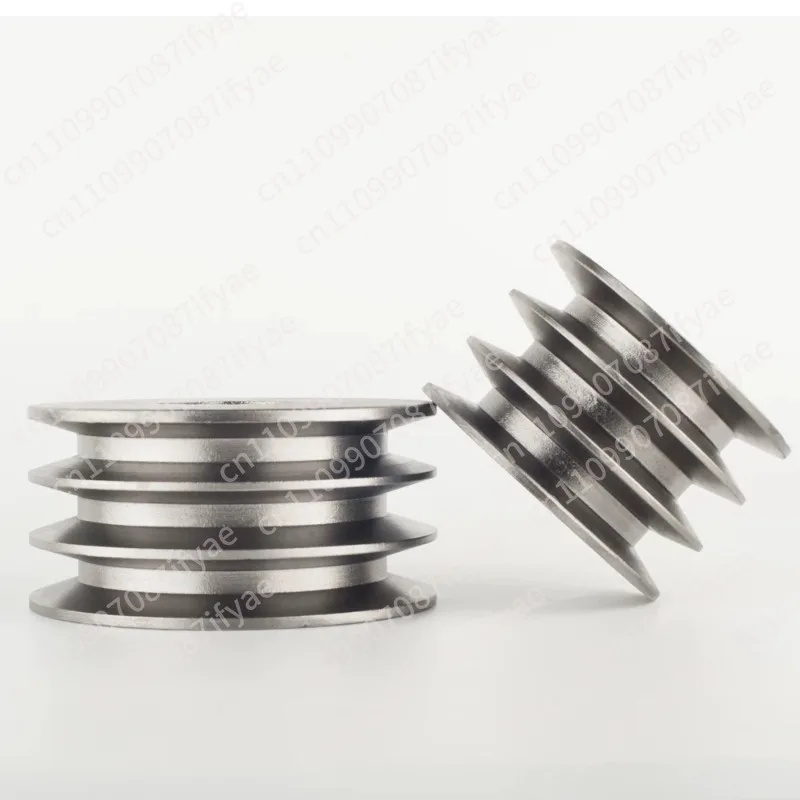 Belt plate three-slot flat 3B type cast iron 80-180 outer diameter diesel engine motor motor triangular leather