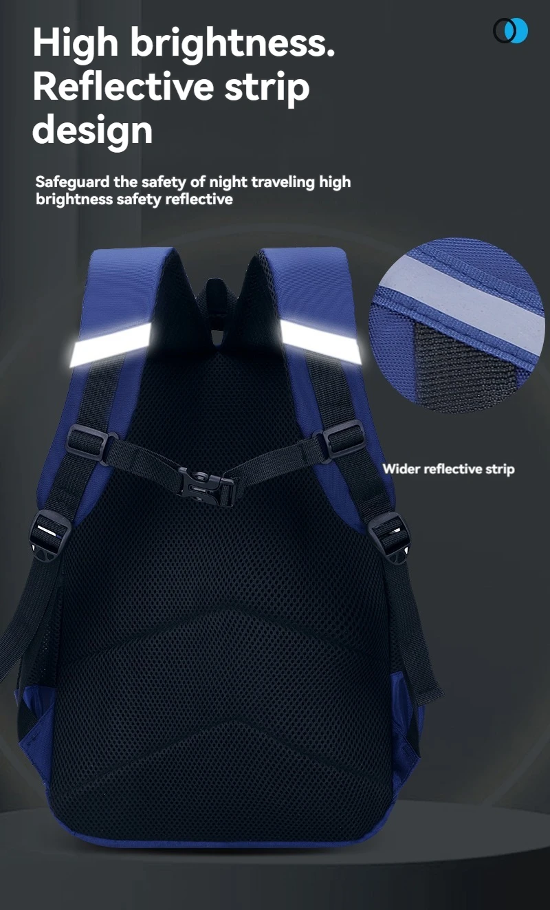 New Elementary School Students Schoolbag Boys 1-3-6 Grades 6-12 Years Old Lightweight Leisure CHILDREN'S Shoulder Bag Large Capa