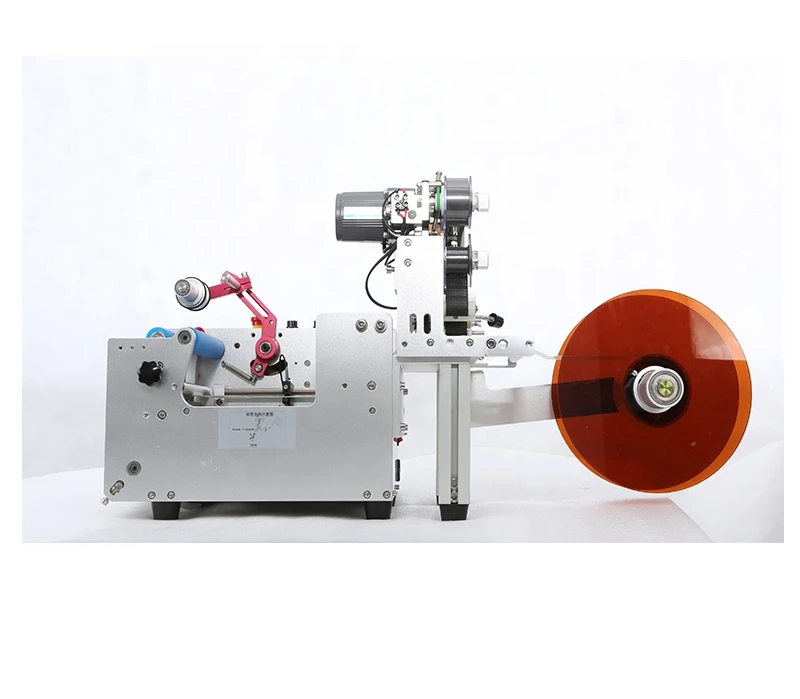 

The MT-50 High efficiency semi-auto round bottle labeling machine with printing date coder