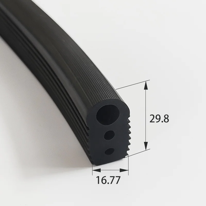 1m Universal custom oven door stripping rubber silicone seal strip high temperature resistant and anti-aging silicon gasket seal