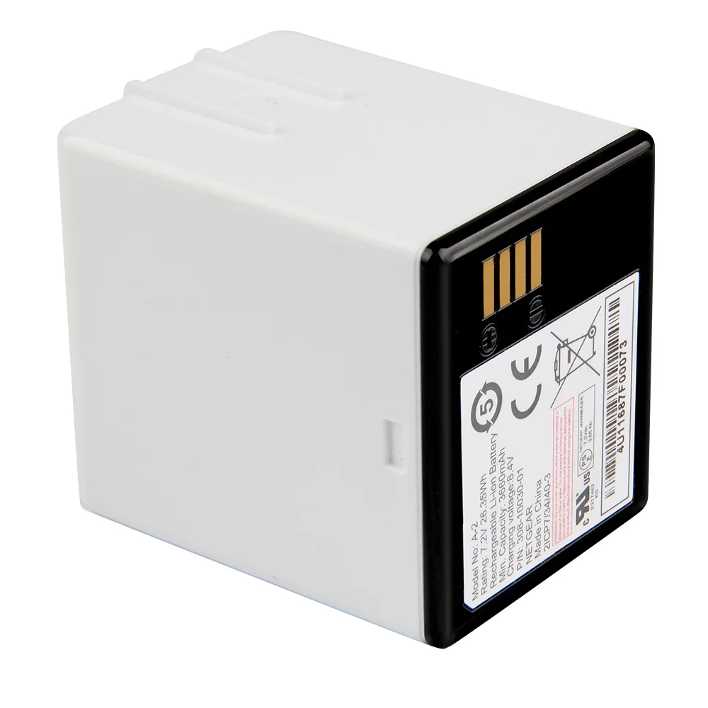 Replacement Battery A-2 For Arlo Go mobile HD Security Camera VMA4410 Rechargeable Battery 3660mAh