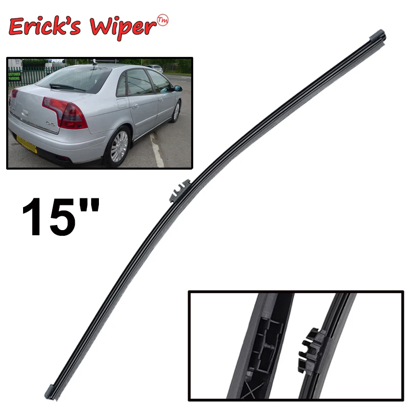 

Erick's Wiper 15" Rear Wiper Blade For Citroen C5 MK1 Liftback 2004 - 2008 Windshield Windscreen Tailgate Window Rain Brush