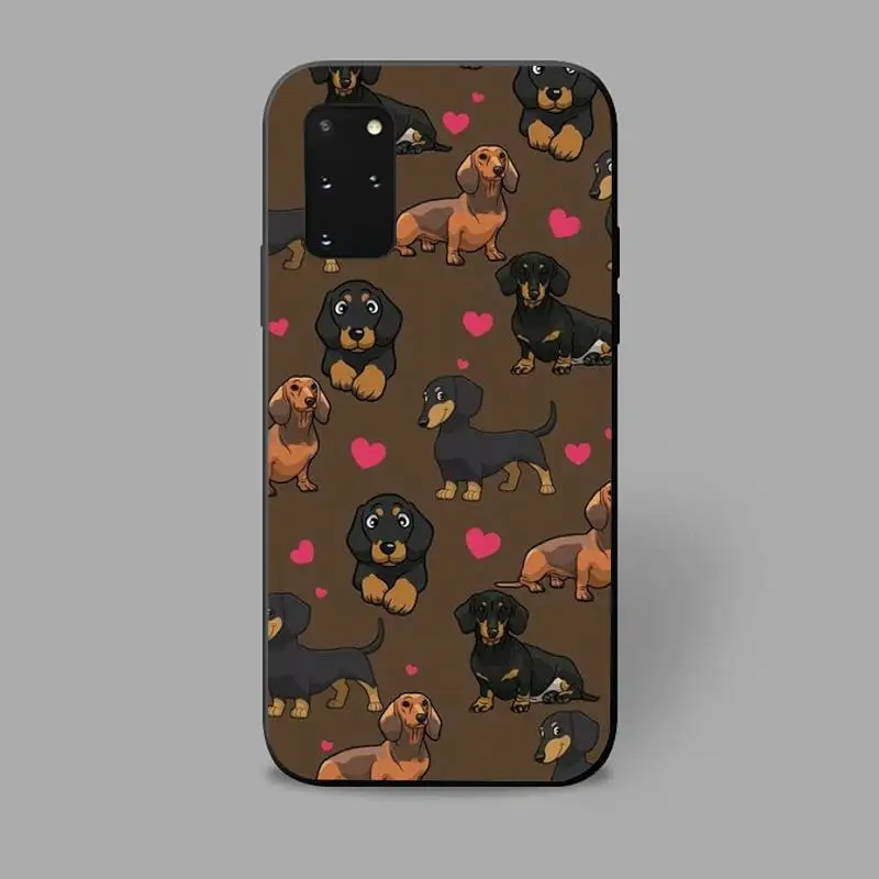 Dachshund Cartoon Phone Case For Samsung Galaxy A51 A50 A71 A21s A31 A41 A10 A20 A70 A30 A22 A02s A13 A53 5G Cover Coque