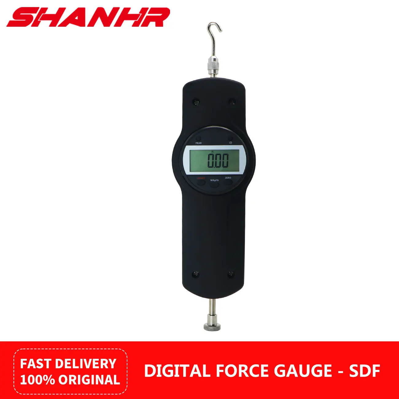 SHANHR Digital Force Gauge Dynamometer Push And Pull Tester Meter