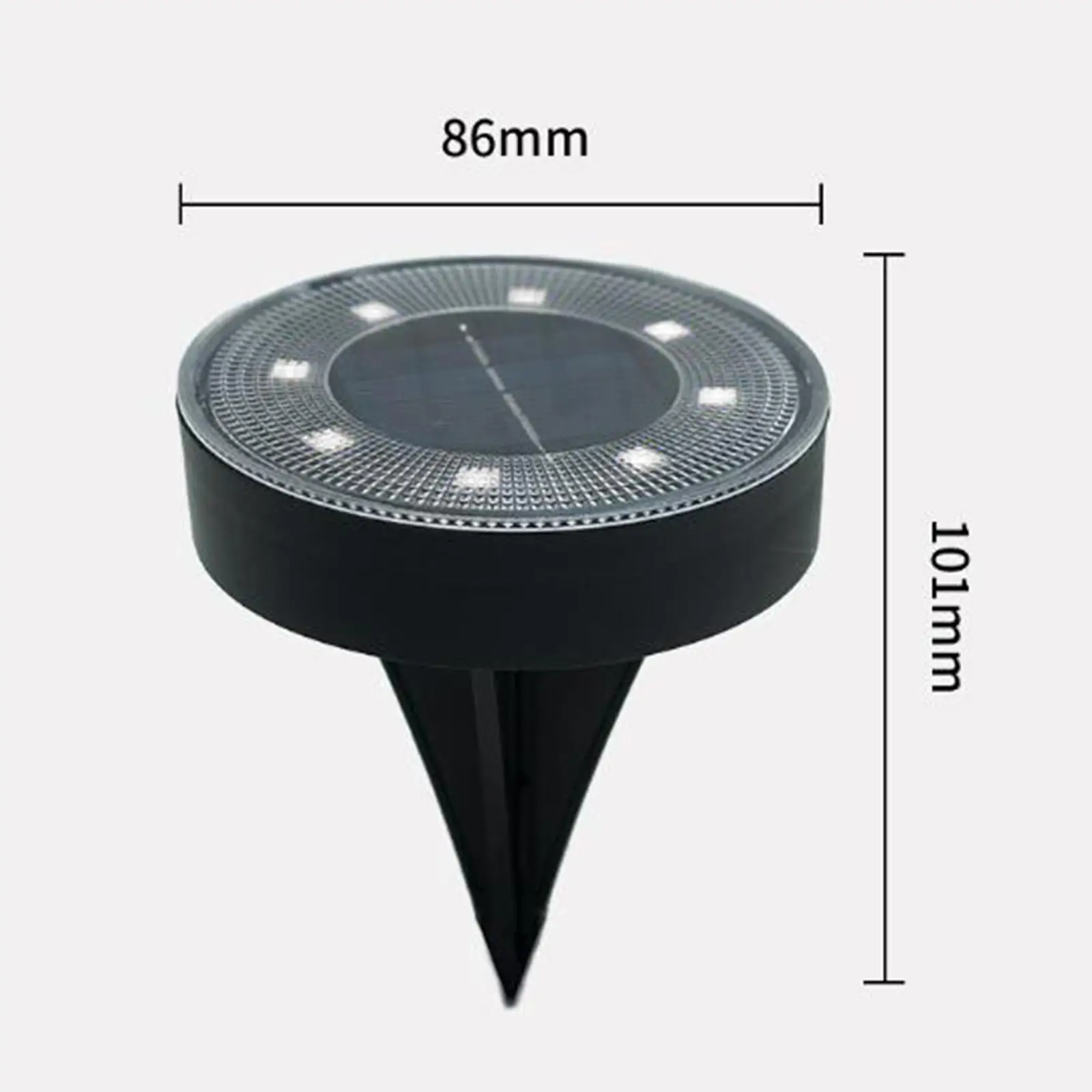 Solar Ground Light IP68 Waterproof Garden Decoration Lamp for Lawn Path Yard