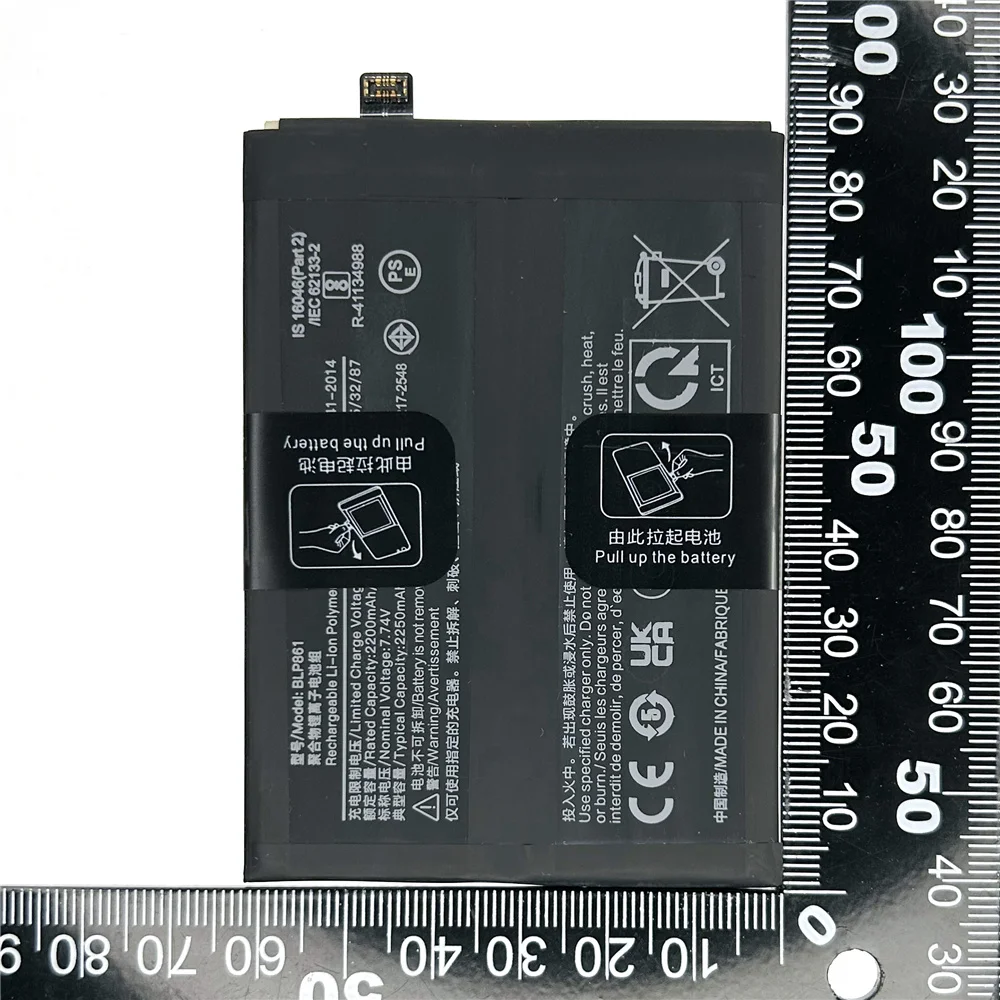 Genuine Replacement 4500mAh BLP861 Battery For 1+ One Plus Oneplus Nord 2 Nord2 / 9RT Mobile Batteries Batteria+Free Tools