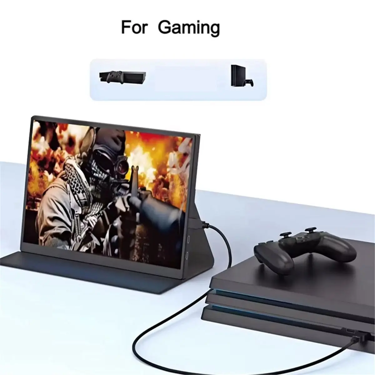 [VALUE PACK]10.5 Inch Full HD Monitor 1920x1280 IPS Screen Type-C Portable Second Screen for PC Laptop Phone