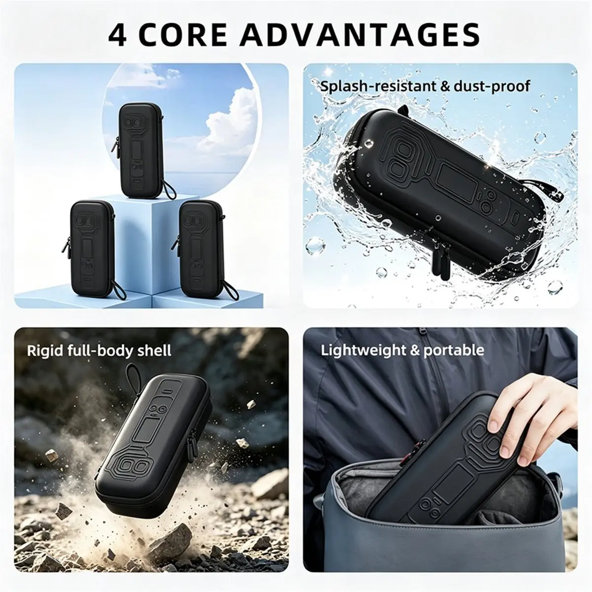 Storage Bag for Pocket 4P Portable Carrying Case for Pocket 4P Handheld Camera Stabilizers Dedicated Case