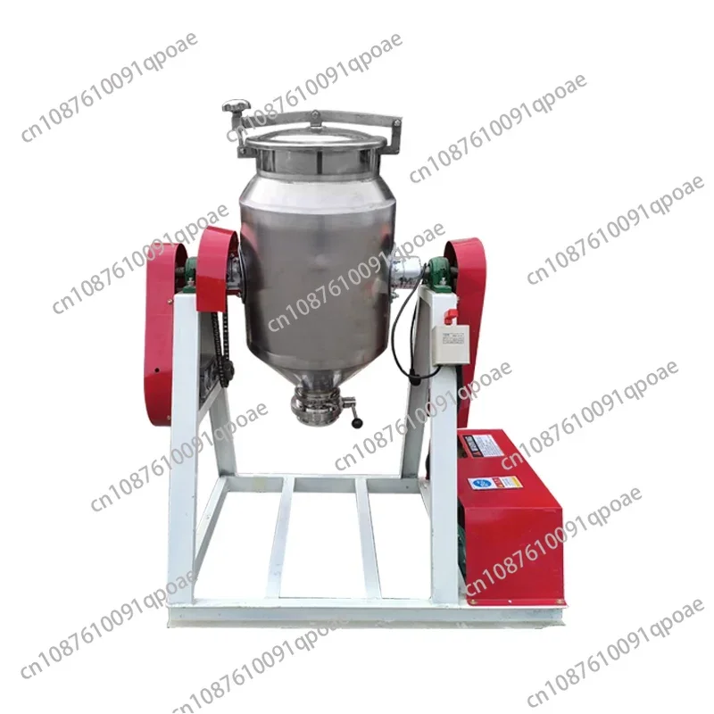 Heavy Duty Stainless Steel Rotary Drum Mixer Commercial Food Grade Dry Powder Blender for Feed Food Pellet Granule Mixing