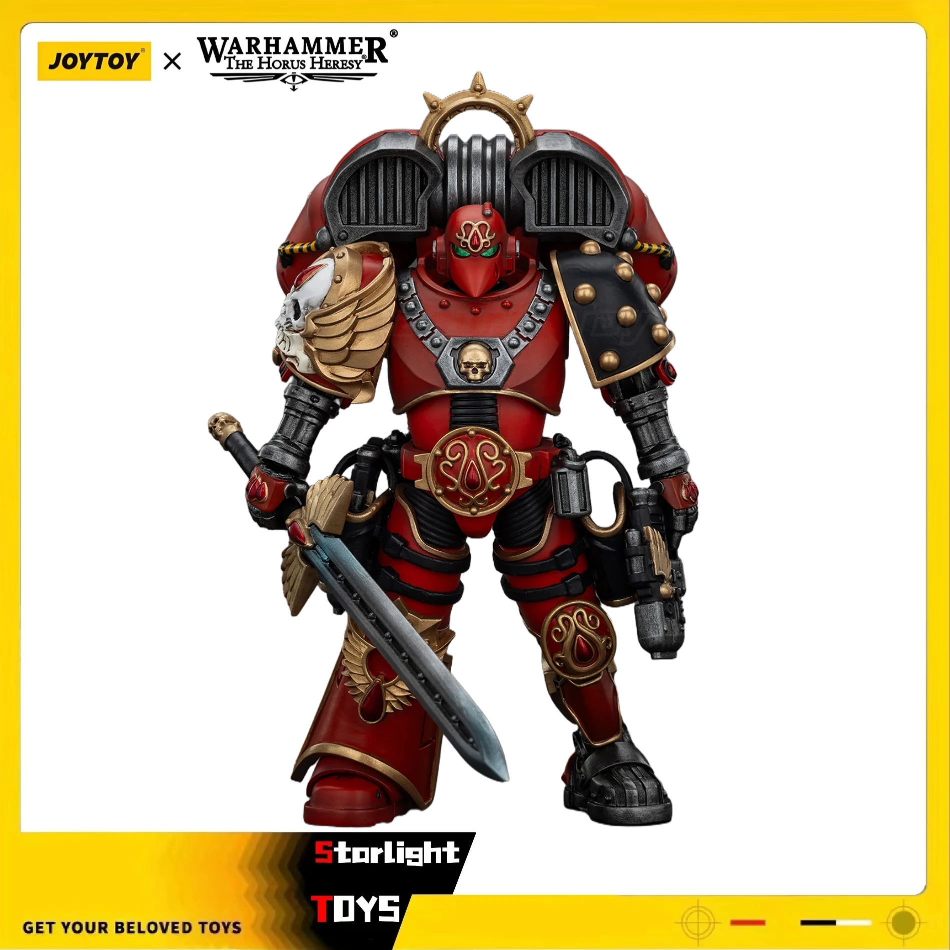 

JOYTOY 1/18 Action Figure Warhammer 40K Blood Angels Dominion Zephon Model Toy Gift