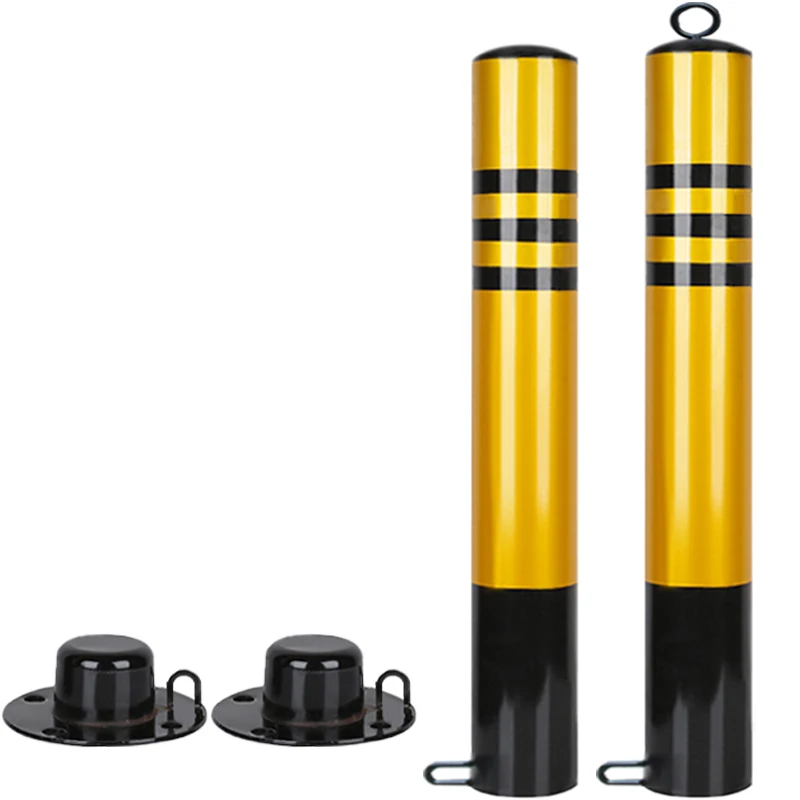 LHX-HD-LZ 76*600 Parking Lock Ground Lock Reflective Warning Column Isolation Column Parking Pile Activity Road Pile