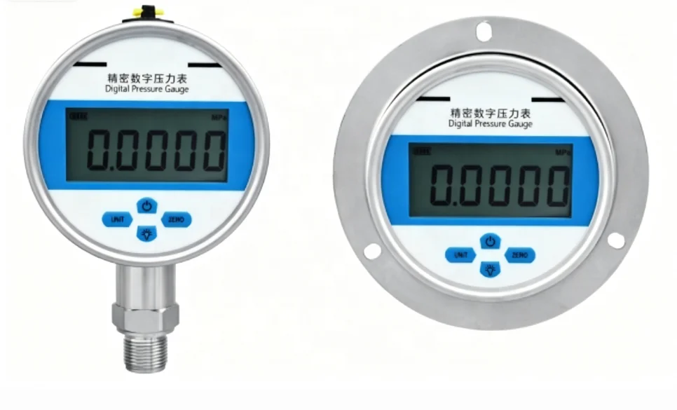 Tolaway YB-80A Intelligent Digital Pressure Gauge Stainless Steel 304 5-Digital LCD 0-0.1Mpa 0-0.16Mpa Air Gas Oil Water Vacuum