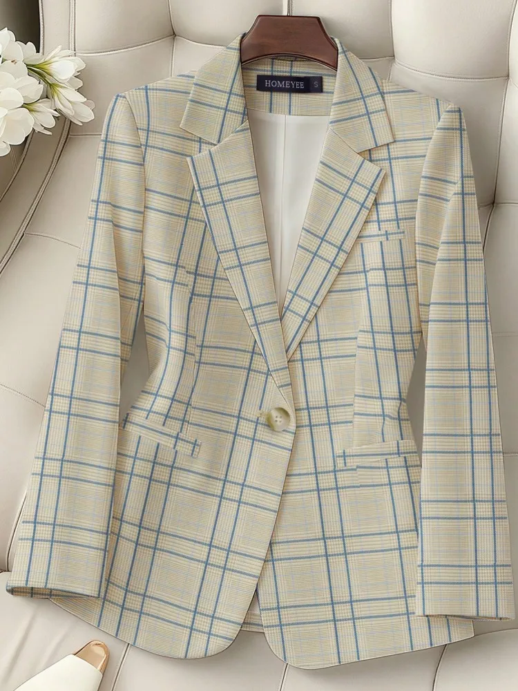 Elegant Blazer Coat For Women Fashion Lapel Oversized Suit Jackets 2026 New Autumn Winter Office Lady Casual Loose Outerwear