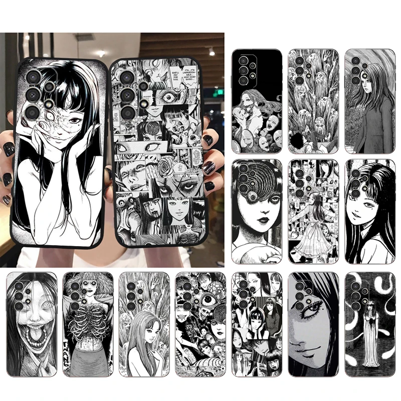 Phone Case for Samsung Galaxy A21S A52S A04S A53 A54 A51 A71 A33 A23 A13 A14 A32 A52 M51 Tomie Junji Ito Case