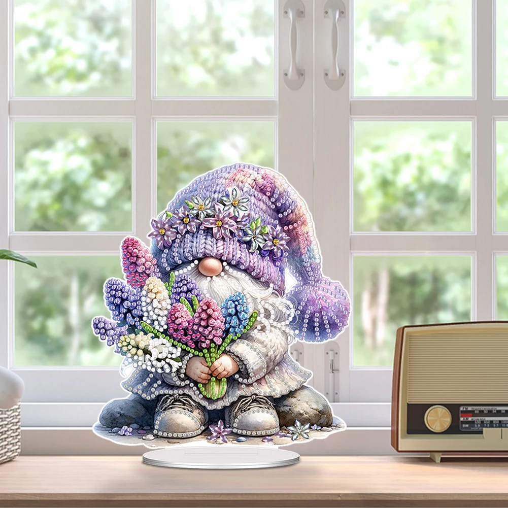 ชุดภาพวาดเพชร 2 มิติ/แบบแบน DIY สำหรับตกแต่งบนโต๊ะ ชุดภาพวาดเพชรสำหรับตกแต่งบ้าน สำนักงาน และโต๊ะทำงาน