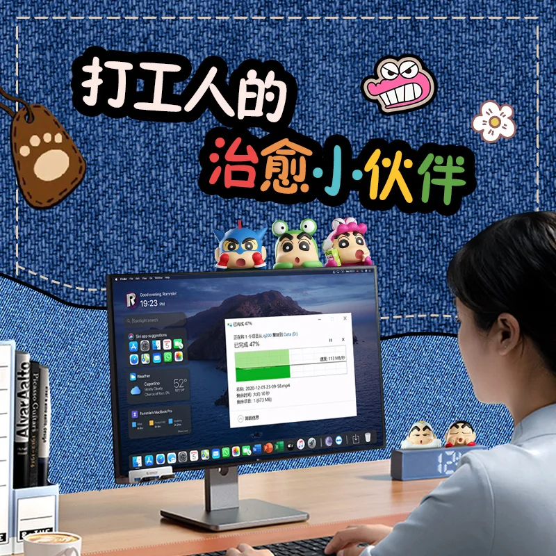 ฟิกเกอร์แท้ใหม่ ชินจัง มินิฟิกเกอร์ อนิเมะ ฮิปเปอร์ส ฟิกเกอร์ ตกแต่งโทรศัพท์มือถือ รถยนต์ หน้าจอ ของขวัญตุ๊กตาสำหรับงานปาร์ตี้