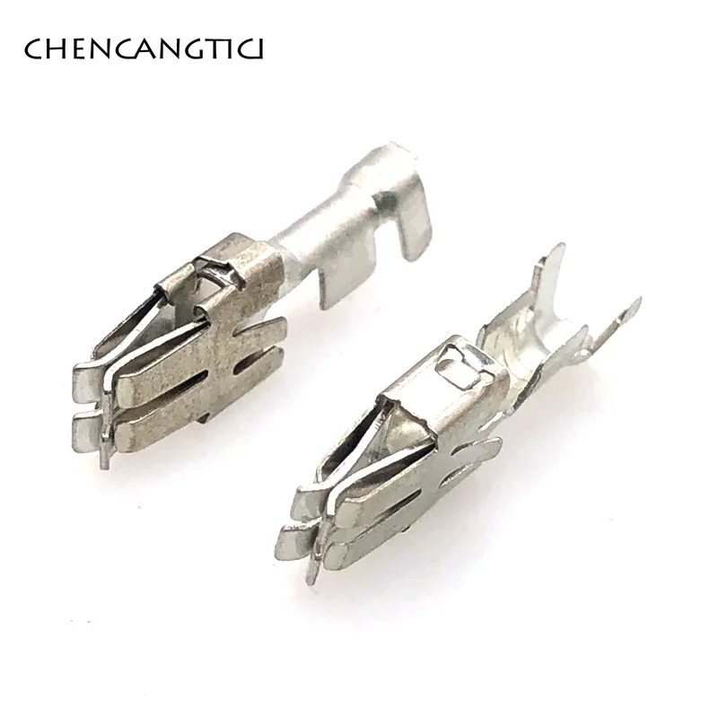 20 Pcs 6.3 MM Series Automotive Electrical Splice Wire Terminal Car Non-Insulated Female Crimp Cable Terminal 926965-1