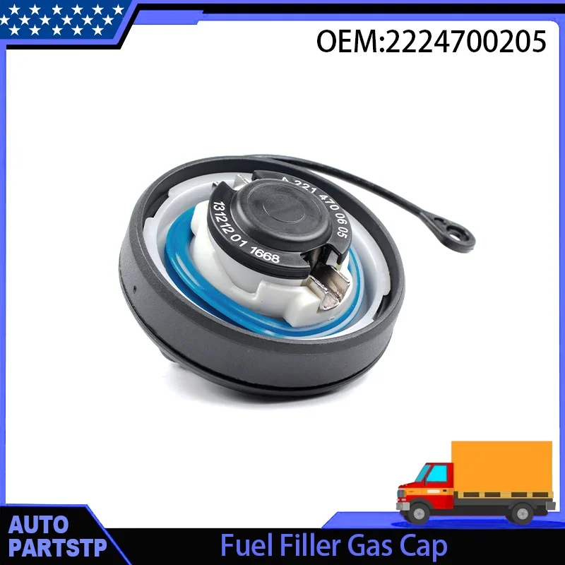 Gas Cap Fuel Tank Cap 2224700205 Compatible with Mercedes-Benz AMG SL65 SL63 SL550 SL450 SL400 S65 S63 S600 S560 S550e S550 S450 GLC63 GLC43 GLA45 GLA250