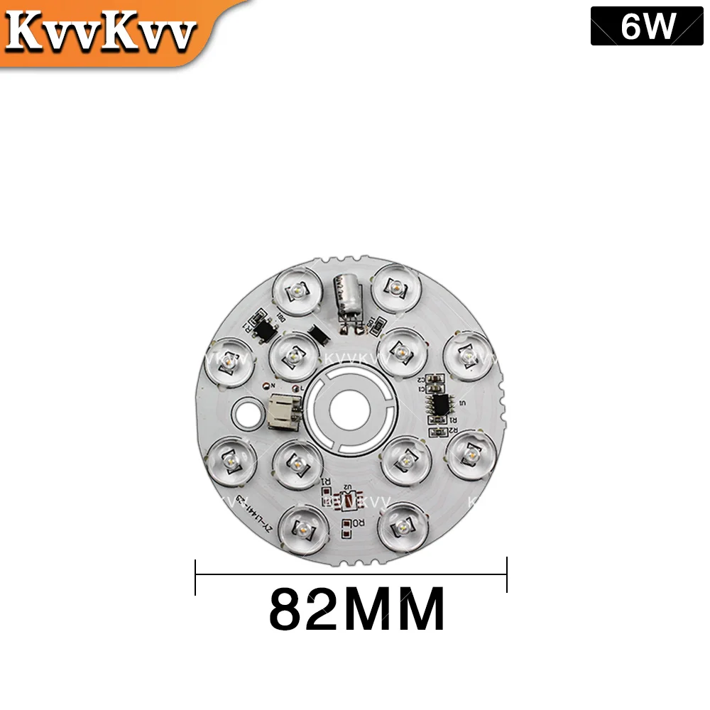 220V LED Panel Light Ceiling Light LED 14W Module Ceiling Fan 3 Colors Light Kit 6W 12W Dimmable Round Replacement DIY Panel