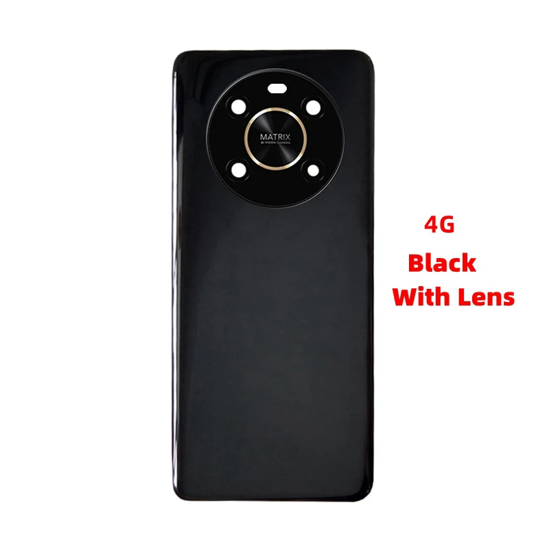 For Honor Magic4 Lite 4G 5G Back Cover Chassis Case Rear Battery Housing Door + Camera Lens Magic 4 Lite Repair Parts