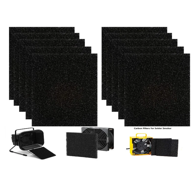 Smoking Machine Filter Cotton Activated Carbon Charcoal Honeycomb Filter Sponge Environmentally Friendly 3pcs 5pcs 10 pcs 20 pcs