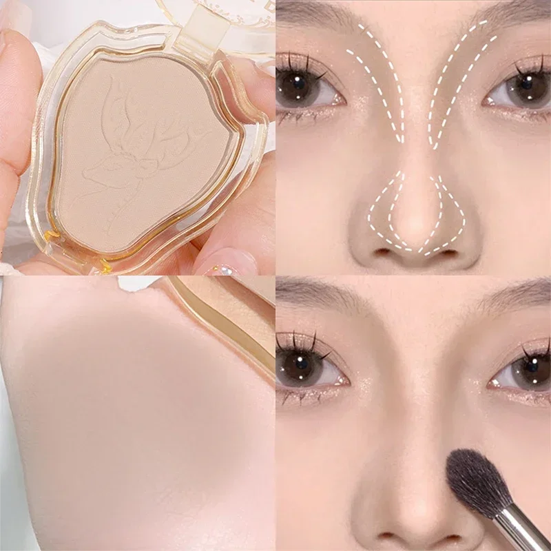 Korea Monochrome Matte Blush Powder Long-lasting Natural Brightening Cheek Rose Pink Orange Face Blusher Makeup Beauty Cosmetics