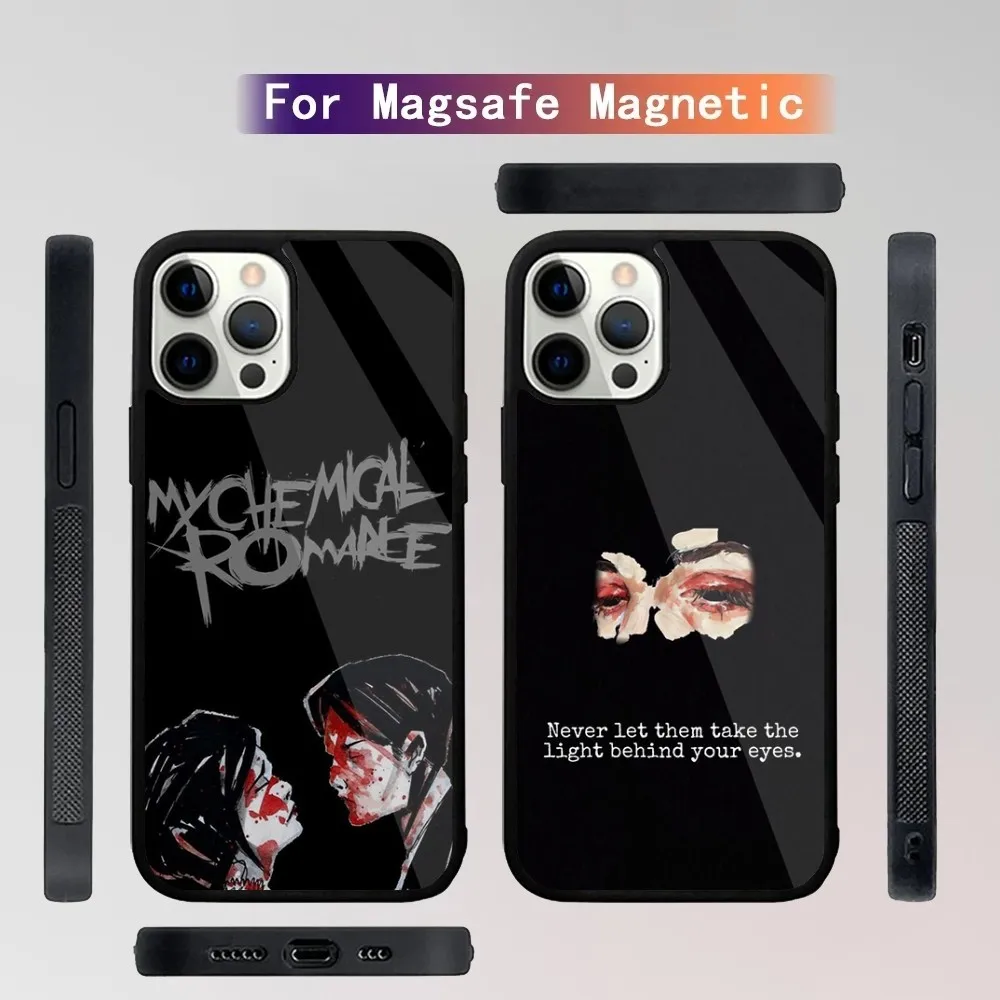 My C-Chemical Romance Phone Case For iPhone 16,15,14,13,12,11,Plus,Pro,Max Mini Magsafe Magnetic Wireless Charging