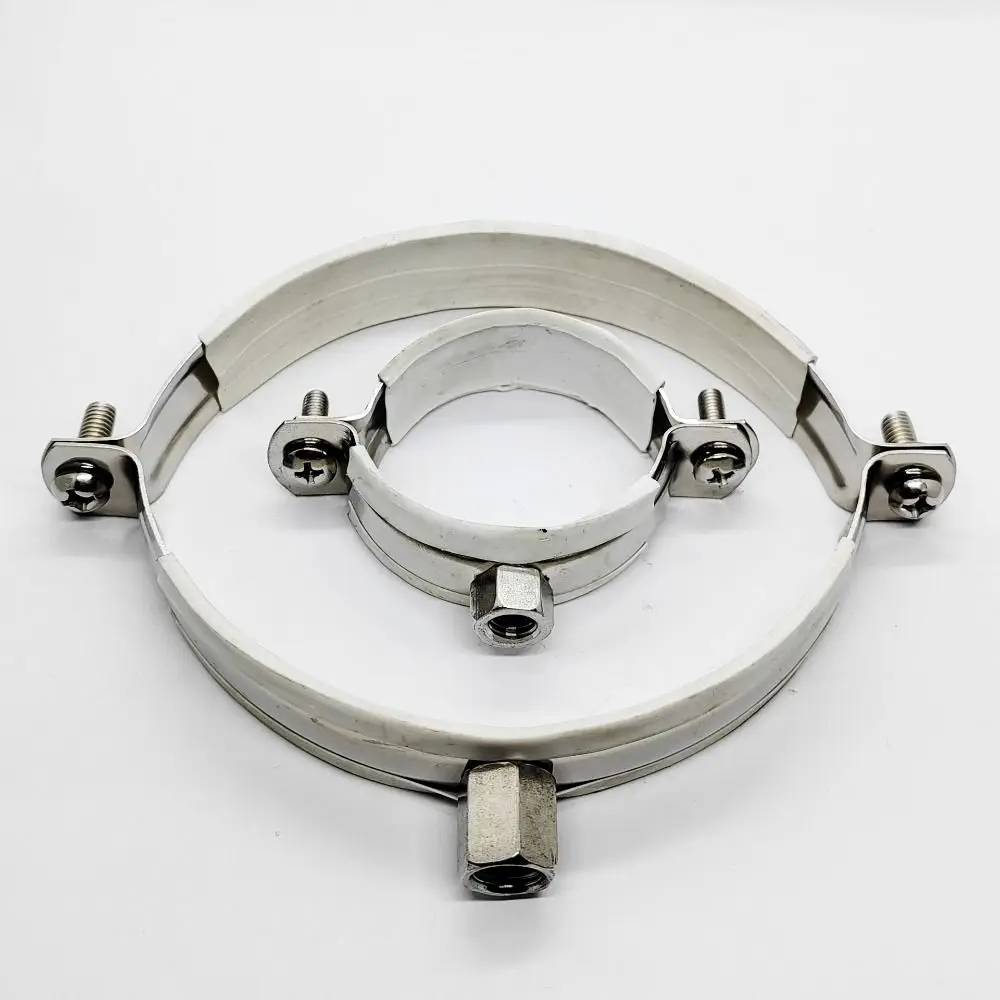 1Pcs Neue Verschluss Hardware Runde Schlauch Klemme Mutter Hoop Rohr Fitting Suspension Rohr Halter PPR/PVC 20mm-90mm Rohr Clip Halterung