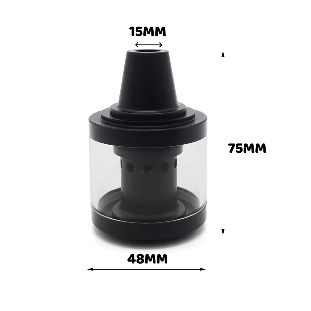 Aluminum Alloy Hookah Shisha Molasses Catcher with Silicone Adapter Oil Syrup Chicha Nargile Cachimba Accessories
